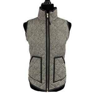 J. CREW Excursion Herringbone Vest Down Filled XXS